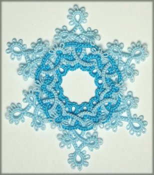 Celtic Style Snowflake.  Teacher:  Debbie Arnold